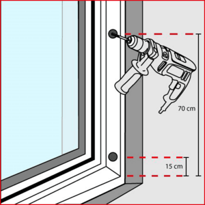 Montageanleitung - Fensterrahmen verschrauben